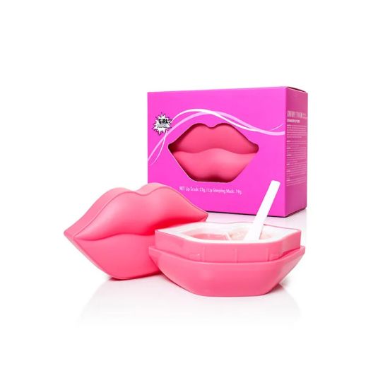 pokhara exfoliante labial + mascarilla noche strawber