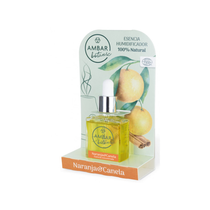 ambar botanic esencia humidificador naranja y canela eco 30ml - delaUz