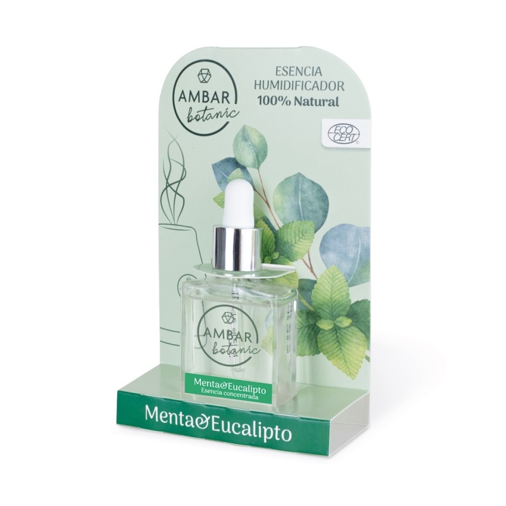 ambar botanic esencia humidificador menta eucalipto eco 30ml - delaUz