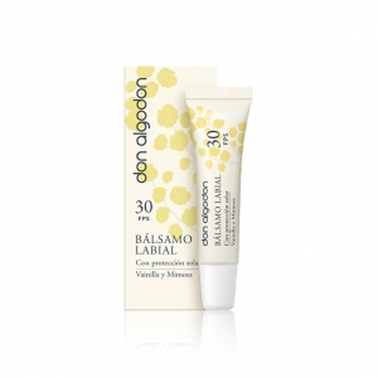 don algodon balsamo labial fragancia vainilla y mimosa spf30 10ml