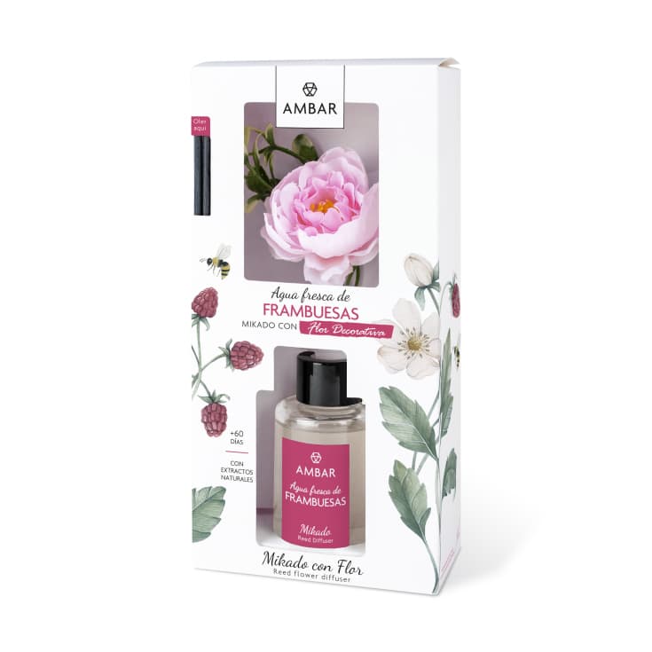 mikado flor perfumada agua fresca frambuesas 75ml 