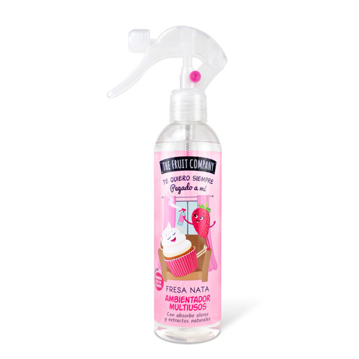 the fruit company ambientador multisusos fresa nata spray 250ml the fruit company ambientador multisusos fresa nata spray 250ml