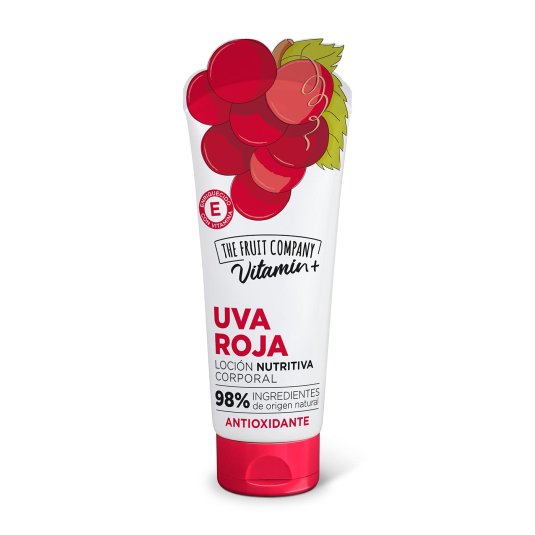 fruit c. vitamin+ locion nutritiva corporal uva roja 200ml