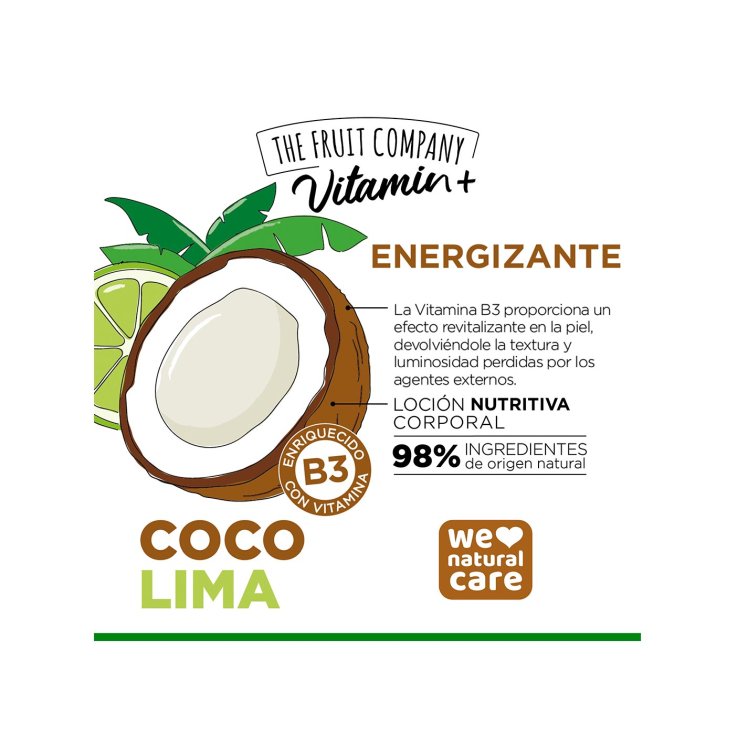 fruit c. vitamin+ locion nutritiva corporal coco lima 200ml
