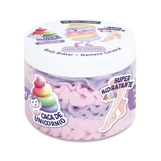 the fruit c. manteca corporal nubes de colores tarro 250g