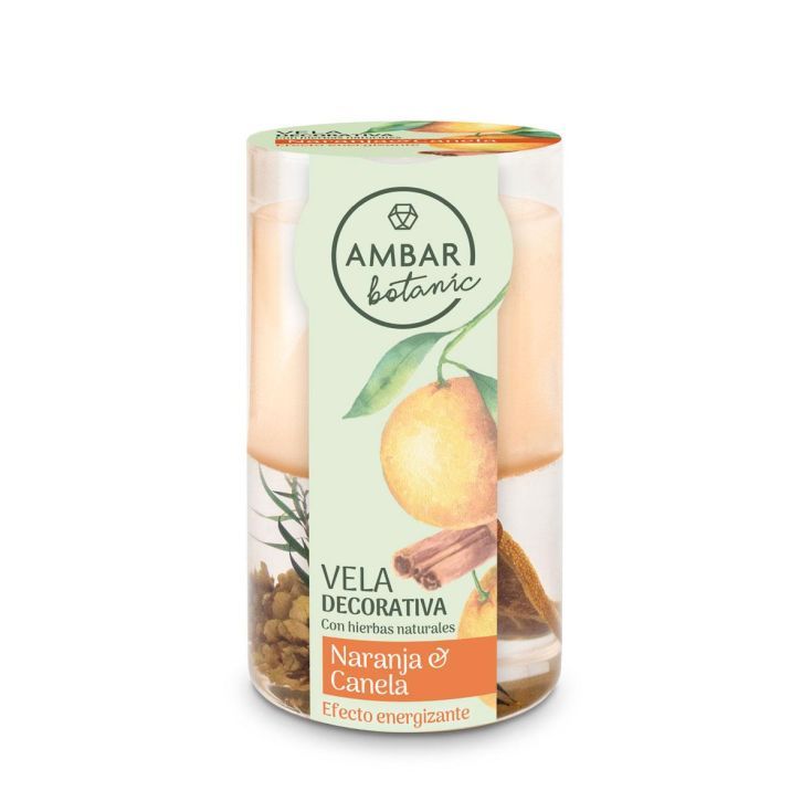 ambar botanic vela naranja/canela 