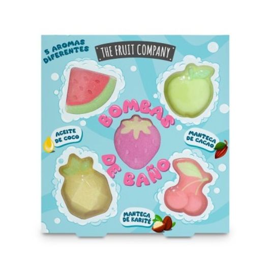 the fruit company bombas de baño 5 unidades