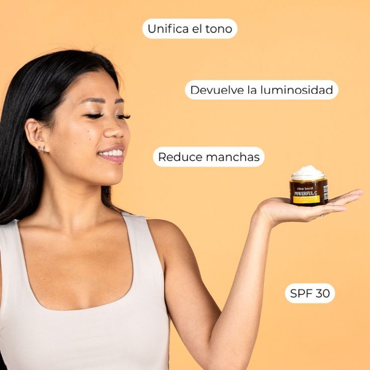 alma secret powerful c vit.c ging & mori spf 30 piel normal o mixta50ml
