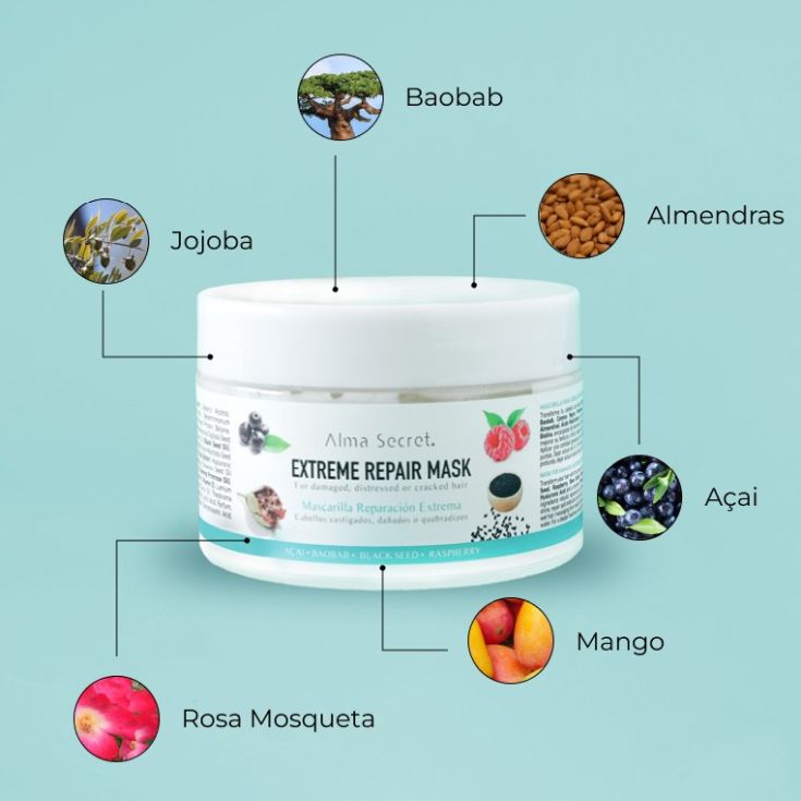 alma secret mascarilla extreme repair 250ml