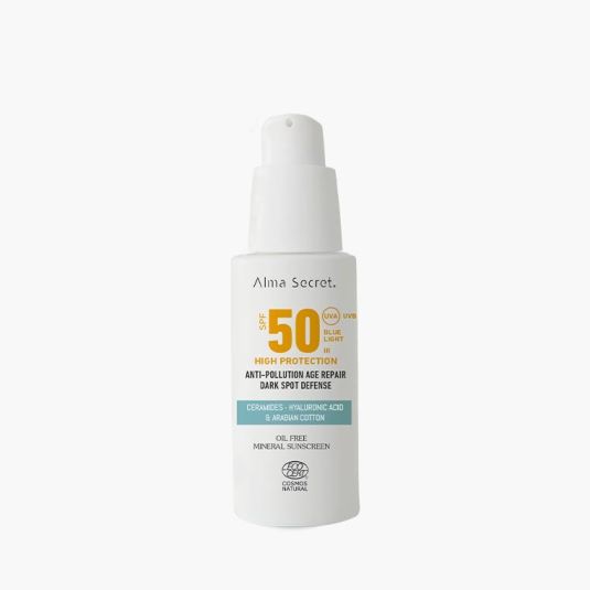 alma secret protector solar facial spf 50 50ml con ceramidas