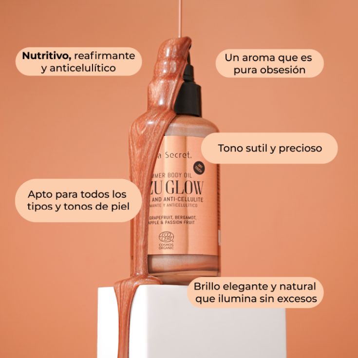 alma secret aceite corporal yuzu glow 100ml