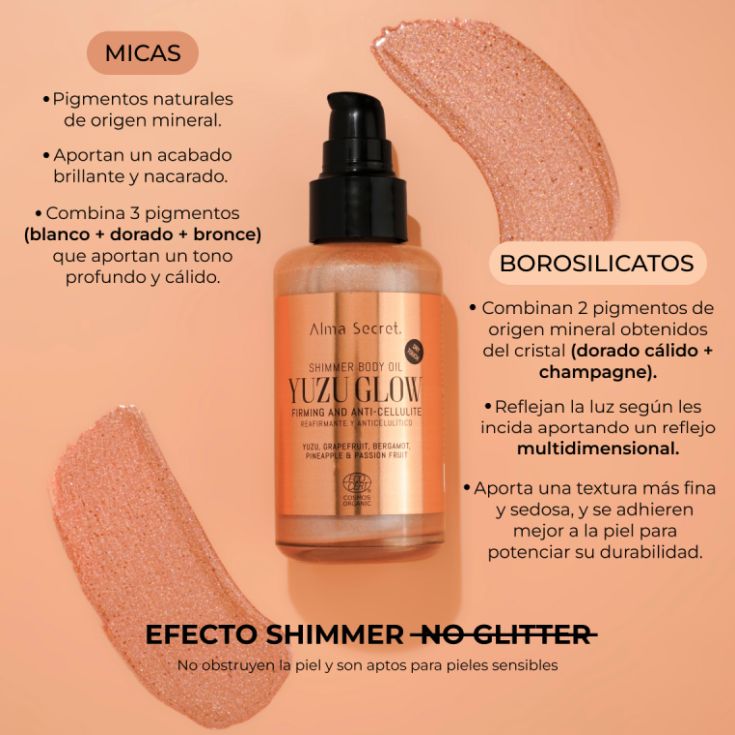 alma secret aceite corporal yuzu glow 100ml