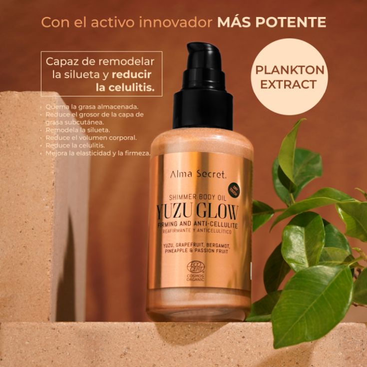 alma secret aceite corporal yuzu glow 100ml