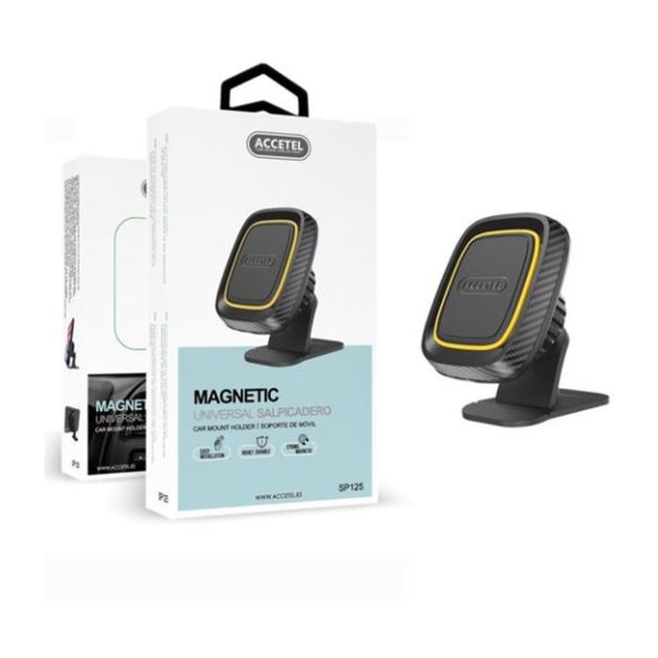 accetel soporte magnetico salpicadero negro accetel soporte magnetico salpicadero negro