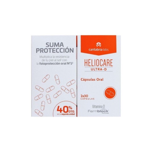 heliocare ultra-d capsulas solar oral 2x30 precio especial