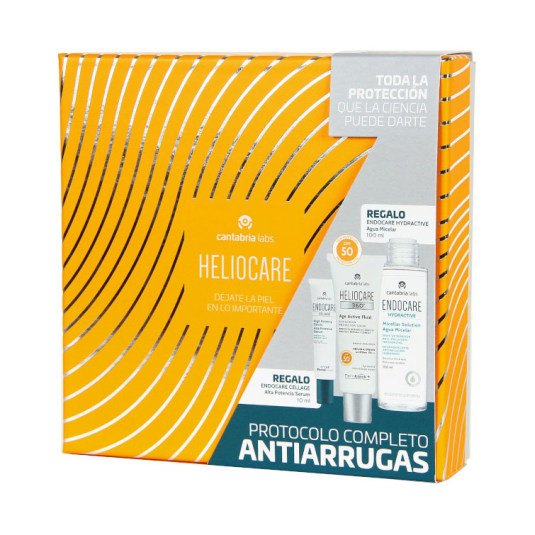 heliocare protocolo completo antiarrugas antiedad 3 piezas