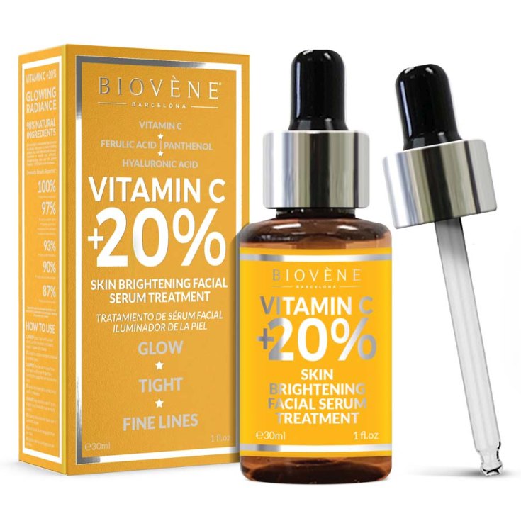 biovene vitamin c 20% skin brightening facial serum 30ml