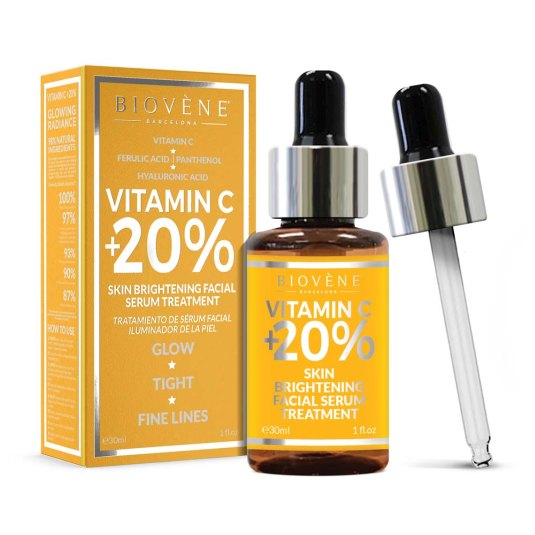 biovene vitamin c 20% skin brightening facial serum 30ml