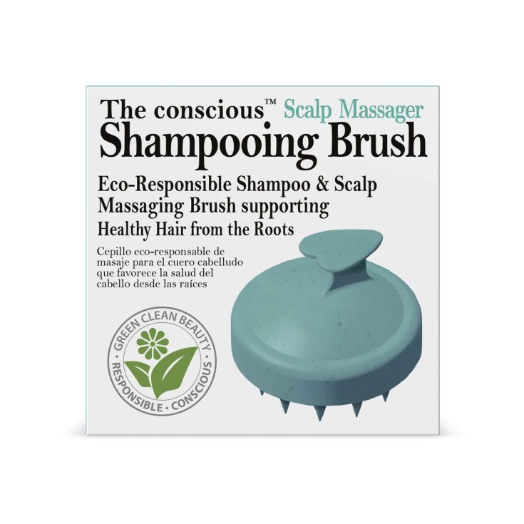 biovene the conscious masajeador lavado cabello biodegradable verde menta