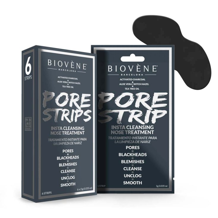 biovene pore strip insta cleansing nose treatment 6 unidades