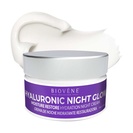 biovene hyaluronic night glow restore hydration night cream 50ml