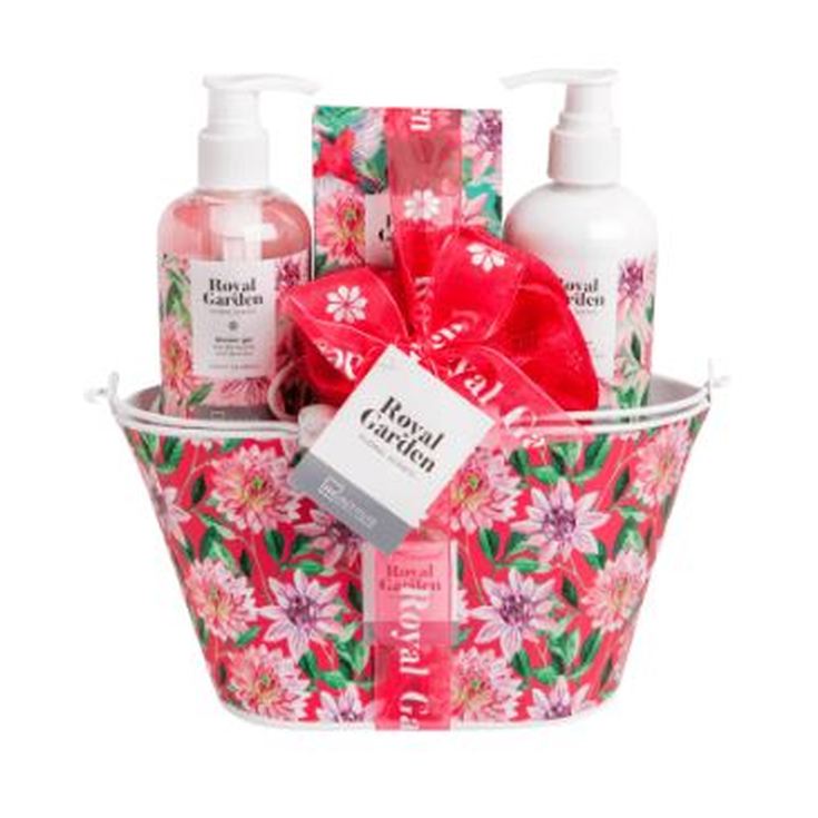 idc institute cesta de baño royal garden set 4 piezas idc institute cesta de baño royal garden set 4 piezas