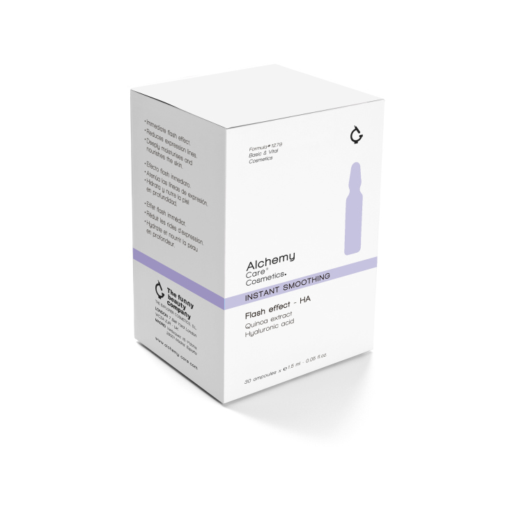 alchemy instant smoothing flash effect ha 10 ampollas