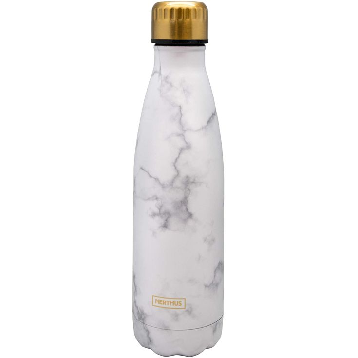 nerthus botella termo marmol blanco 500ml