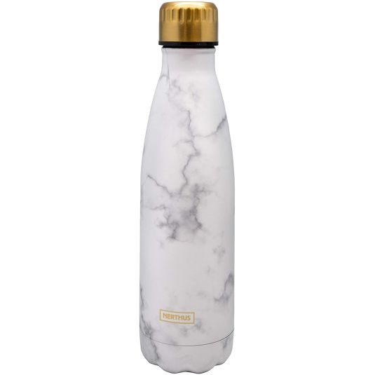 nerthus botella termo marmol blanco 500ml