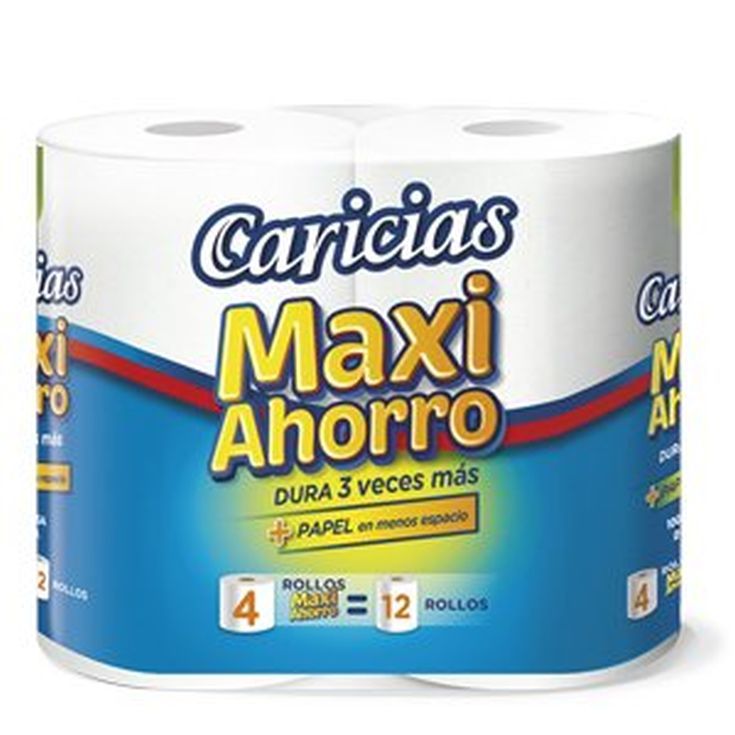 caricias papel higienico maxi ahorro 4 rollos caricias papel higienico maxi ahorro 4 rollos