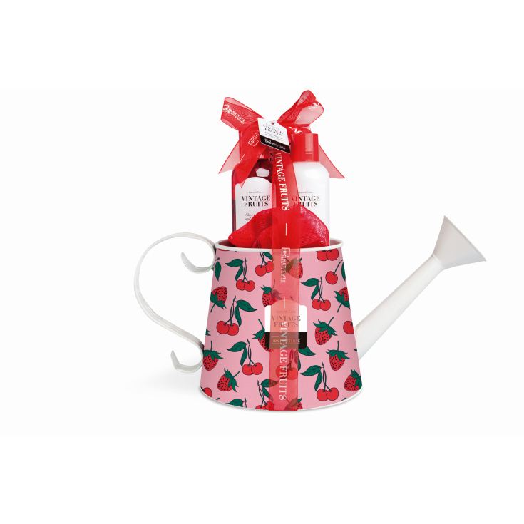 idc cesta de baño vintage fruits waterning 4 piezas idc cesta de baño vintage fruits waterning 4 piezas