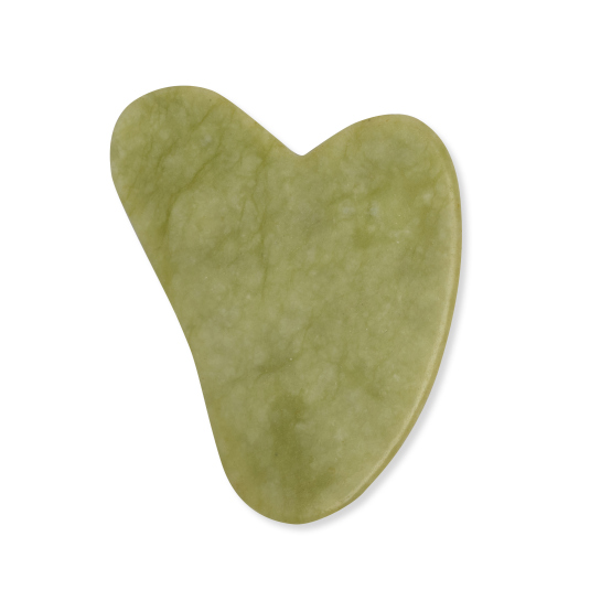 idc piedra gua sha de jade natural para masajeador facial