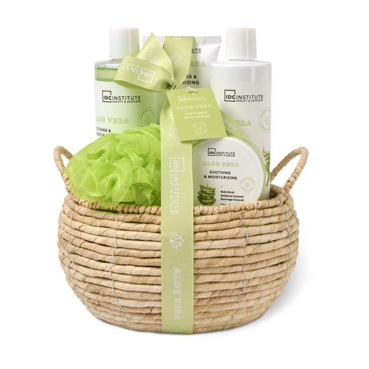 idc institute aloe vera basket cesta de baño 5 piezas idc institute aloe vera basket cesta de baño 5 piezas