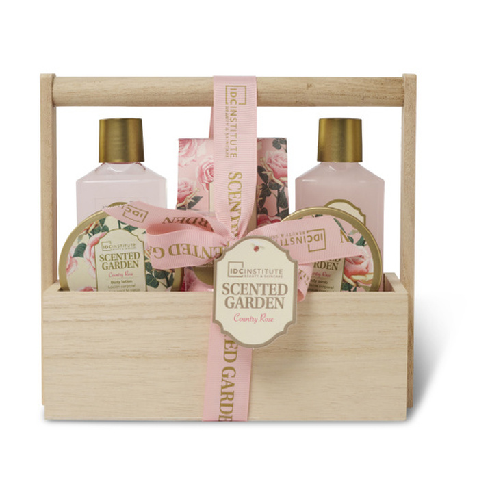idc institute scented garden cesta de baño madera 6 piezas idc institute scented garden cesta de baño madera 6 piezas