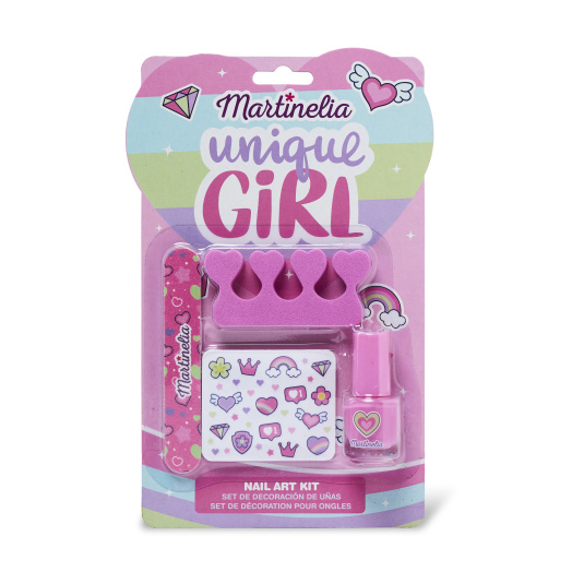 martinelia supergirl nail art kit infantil para uñas