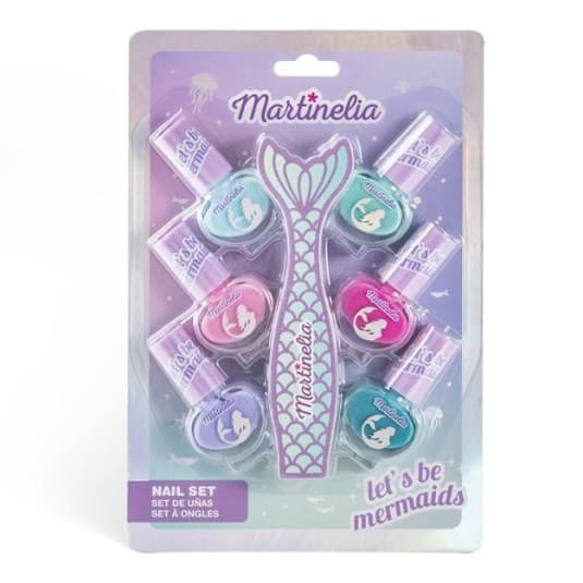 martinelia lets be marmaids set de uñas infantil