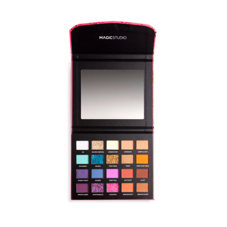 magic studio pretty girls shiny eyeshadow palette