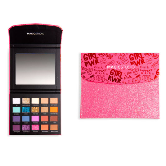 magic studio pretty girls shiny eyeshadow palette