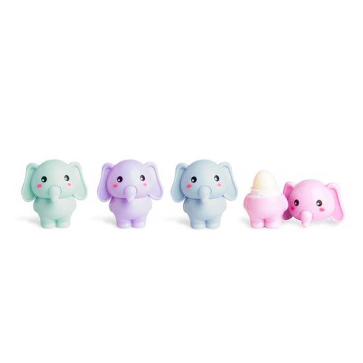 cute elephant balsamo labial surtido