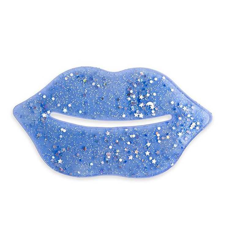 idc institute glitter lip pads blue 1 par