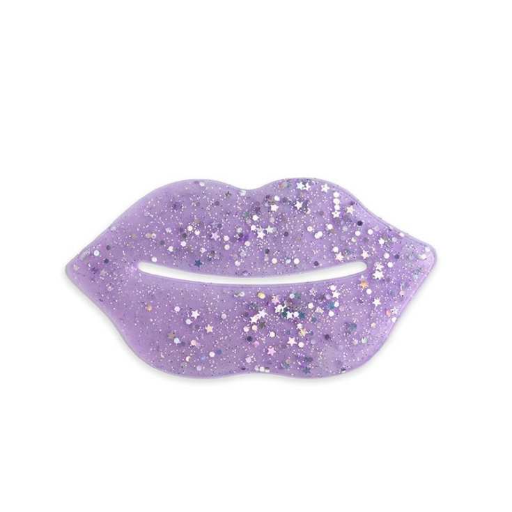 idc institute glitter lip pads purple 1 par