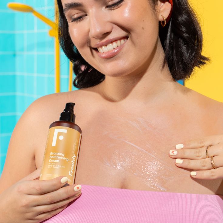 freshly cosmetics bronzing radiance self-tanning cream 