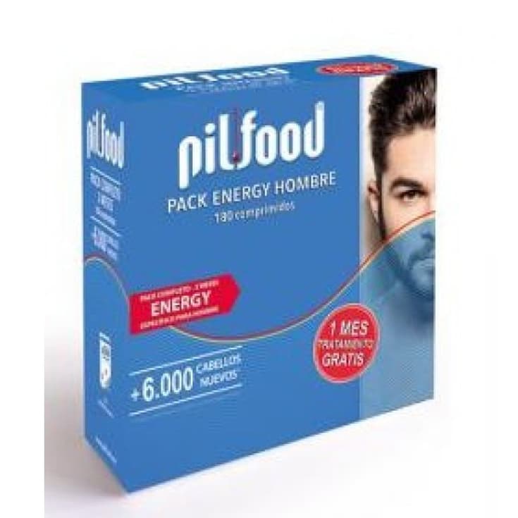 pilfood energy tratamiento anticaída cabello hombre 3 meses 180 comp pilfood energy tratamiento anticaída cabello hombre 3 meses 180 comp