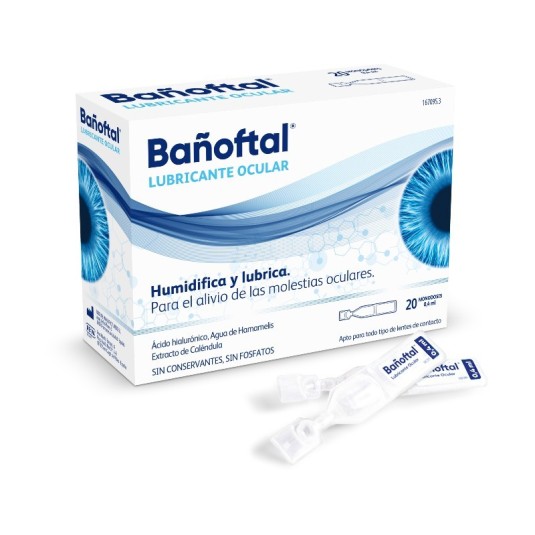 bañoftal lubricante ocular 20 unidades x 0,4ml