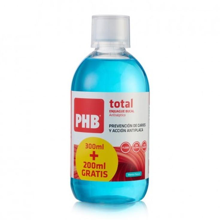 phb total colutorio enjuague total 300ml+200ml gratis