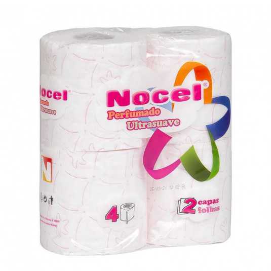 nocel papel higienico perfumado 4 rollos