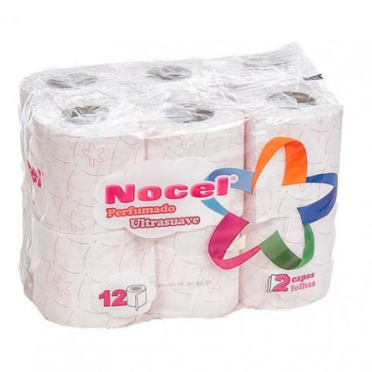 nocel papel higienico perfumado 12 rollos