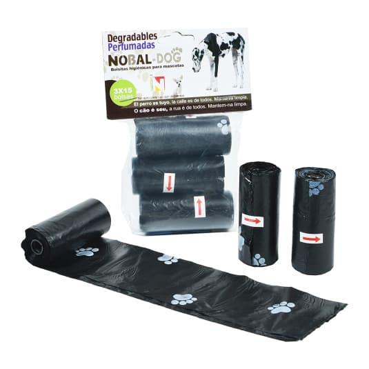nobal bolsas higienicas mascotas nobal 3x15u 20g