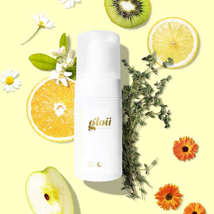 gloü organics mousse limpiador micelar facial 100ml