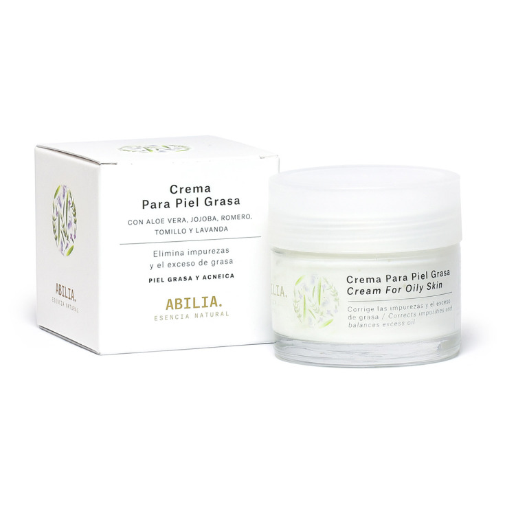 abilia crema hidratante para pieles grasas 50ml